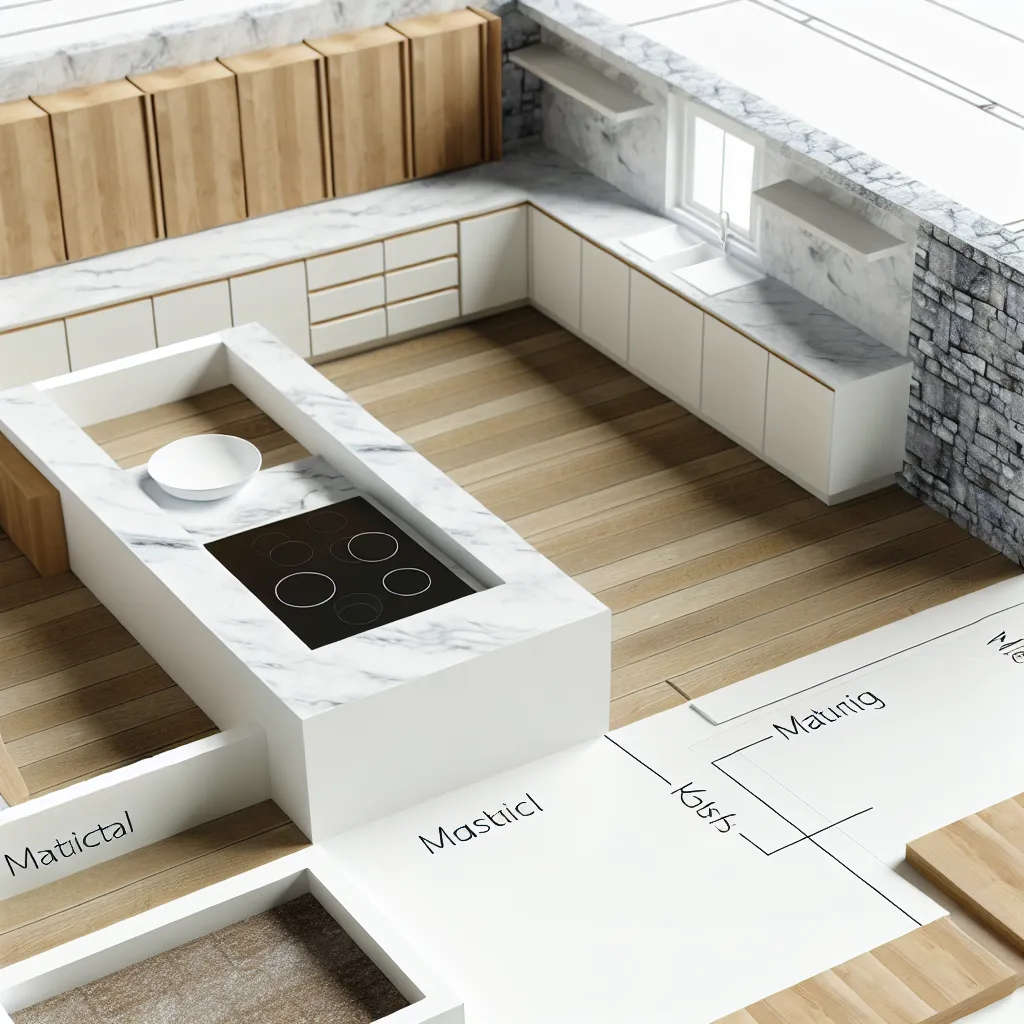 Kitchen workspace zones